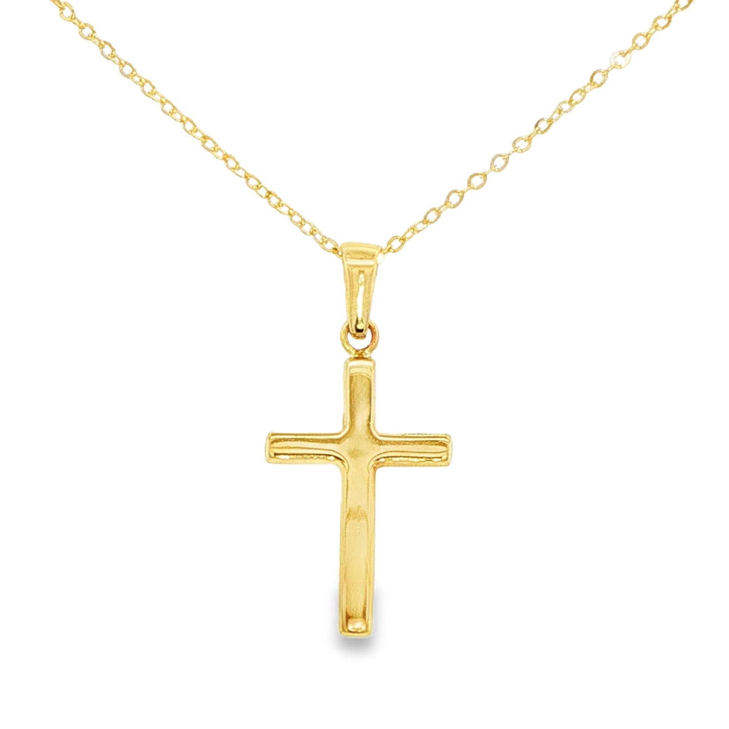 Yellow Gold Cross pendant Gardiner Brothers
