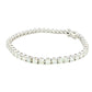 Round Brilliant cut diamond tennis bracelet - 10.94cts