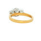 Yellow Gold Oval shaped diamond 3 stone ring - 1.80cts Gardiner Brothers