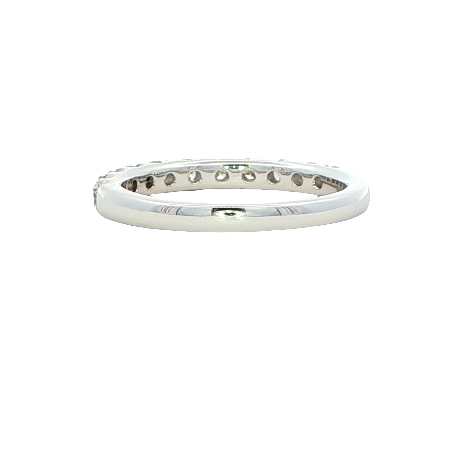 Round Brilliant Cut Diamond Bar Set Wedding Band Gardiner Brothers