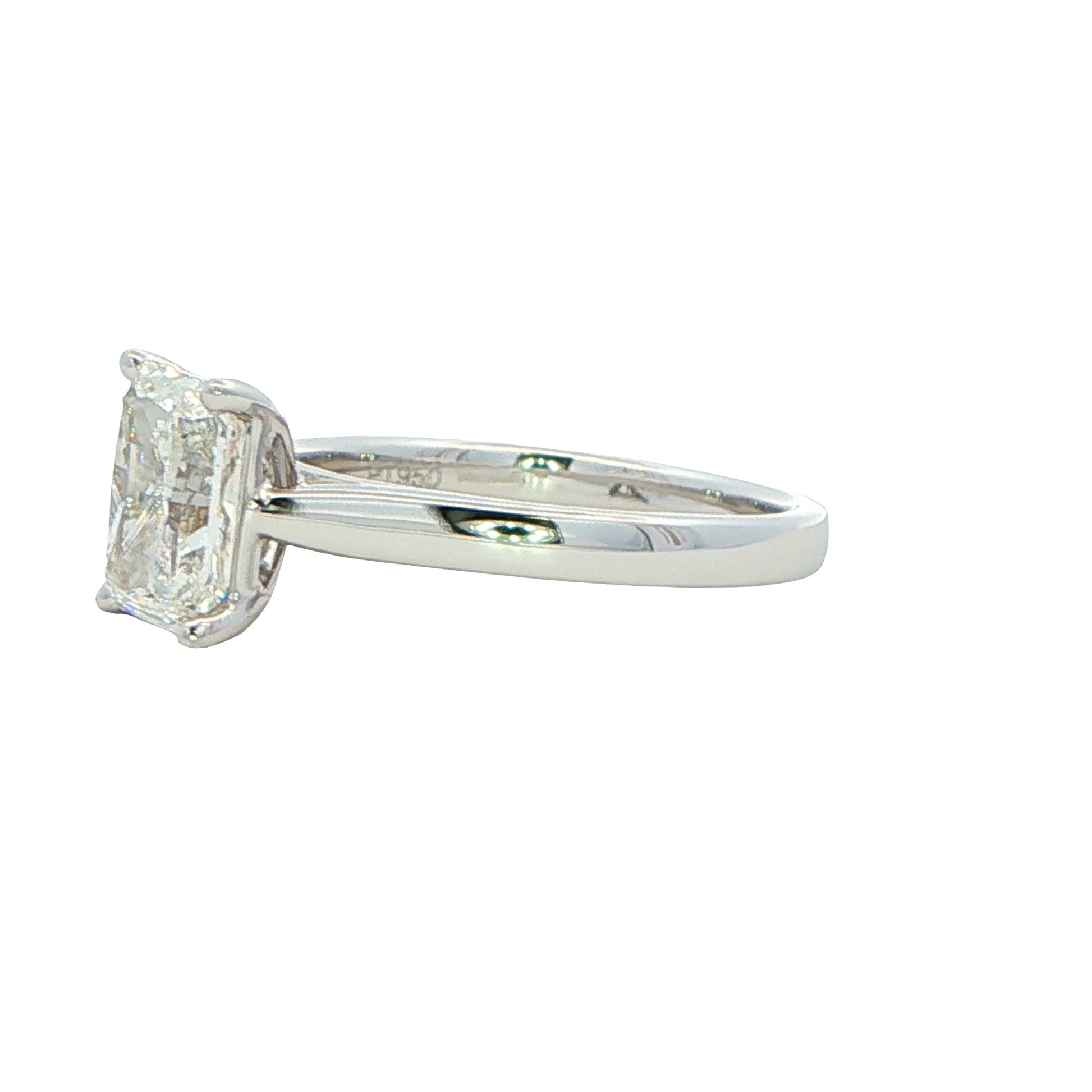 Platinum Radiant cut diamond solitaire ring - 2.00cts Gardiner Brothers