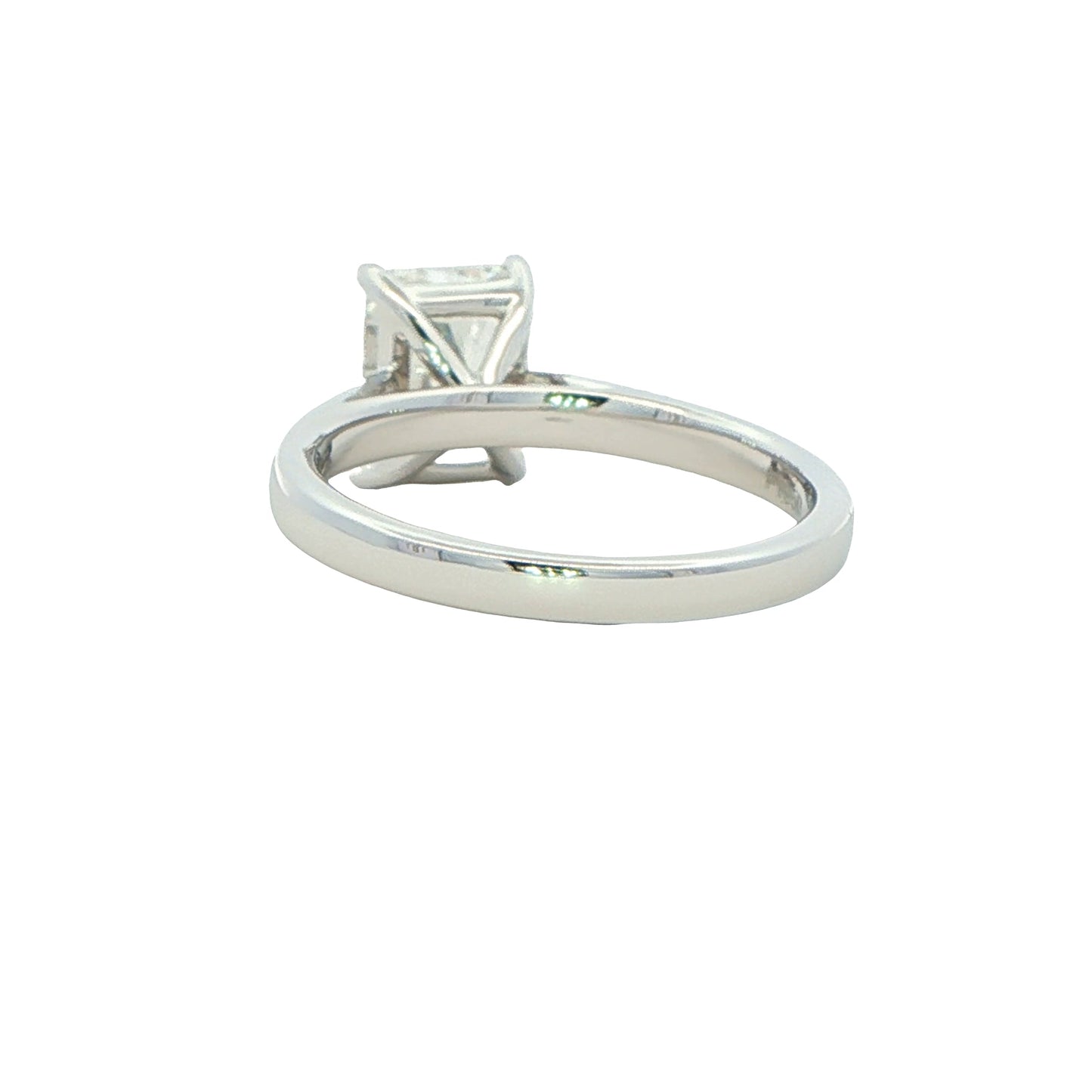 Platinum Radiant cut diamond solitaire ring - 2.00cts Gardiner Brothers