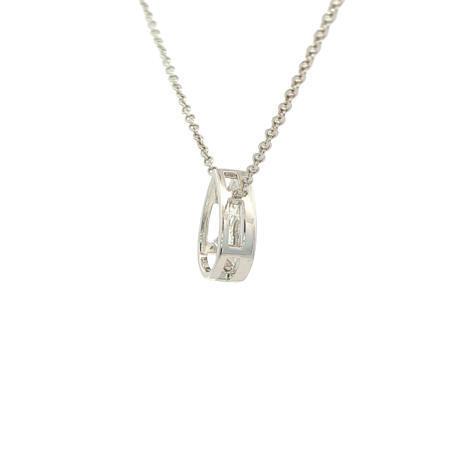 Lab Grown Pear Shaped Diamond Pendant - 1.55cts Gardiner Brothers