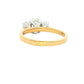 Yellow Gold Oval shaped diamond 3 stone ring - 1.43cts Gardiner Brothers