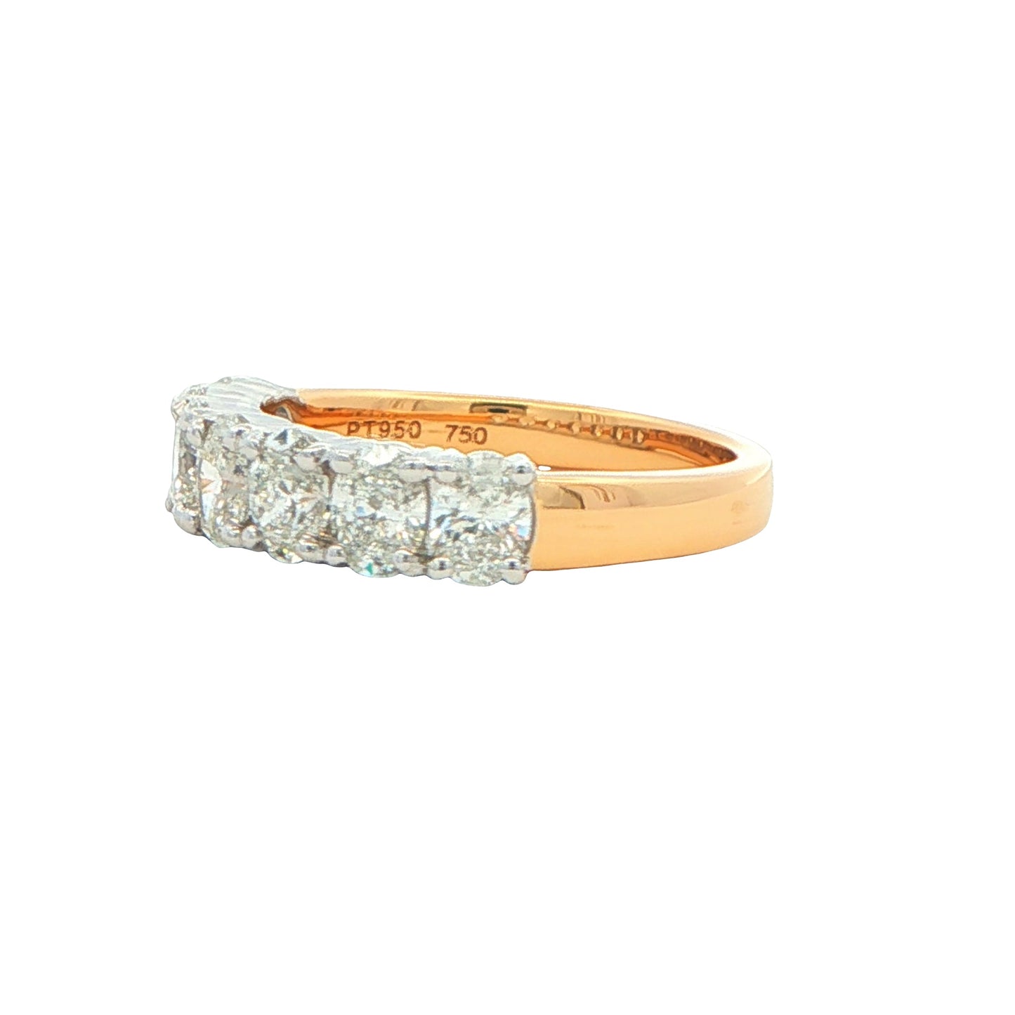 Oval Shaped Diamond 7 Stone Eternity Style Ring - 1.38cts Gardiner Brothers
