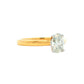 Yellow Gold Oval Shaped diamond Solitaire ring - 0.70cts Gardiner Brothers
