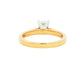 Yellow Gold Emerald Cut Diamond Solitaire Ring - 1.00cts Gardiner Brothers