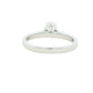 Platinum oval diamond solitaire ring - 0.81cts Gardiner Brothers
