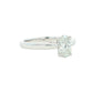 Platinum oval diamond solitaire ring - 0.81cts Gardiner Brothers