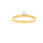 Yellow Gold Oval Shaped Diamond Solitaire Ring - 0.40cts Gardiner Brothers