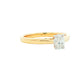 Yellow Gold Oval Shaped Diamond Solitaire Ring - 0.40cts Gardiner Brothers
