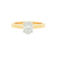 Yellow Gold Oval Shaped Diamond Solitaire Ring - 0.70cts Gardiner Brothers
