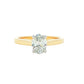Yellow Gold Oval Shaped Diamond Solitaire Ring - 0.80cts Gardiner Brothers