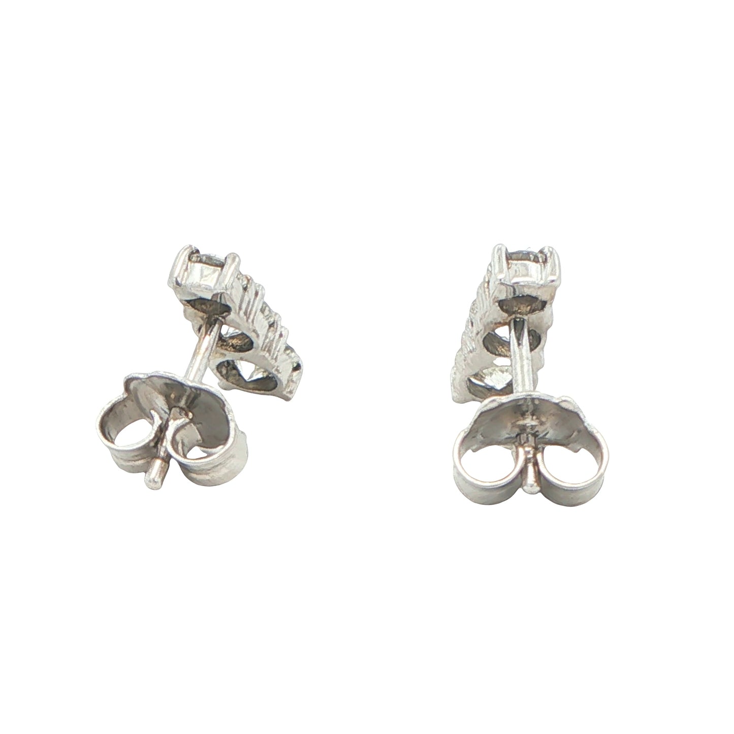 Round Brilliant Cut 3 Diamond Drop Earrings - 1.51cts Gardiner Brothers