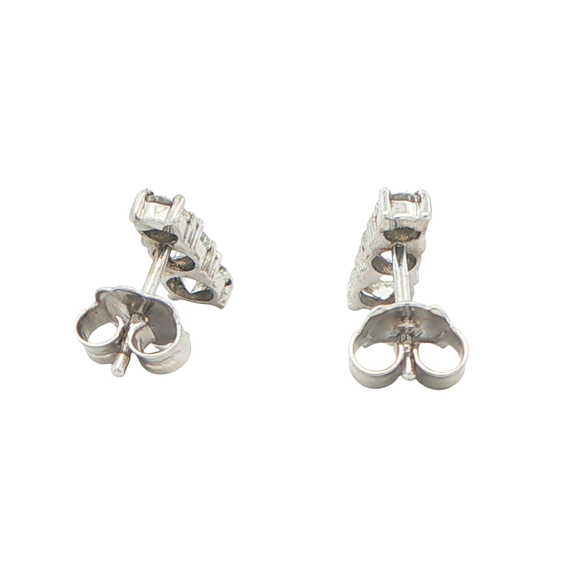 Round Brilliant Cut 3 Diamond Drop Earrings - 1.51cts Gardiner Brothers