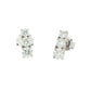 Round Brilliant Cut 3 Diamond Drop Earrings - 1.51cts Gardiner Brothers