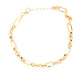 Yellow Gold Rectangular Shaped Link Bracelet Gardiner Brothers