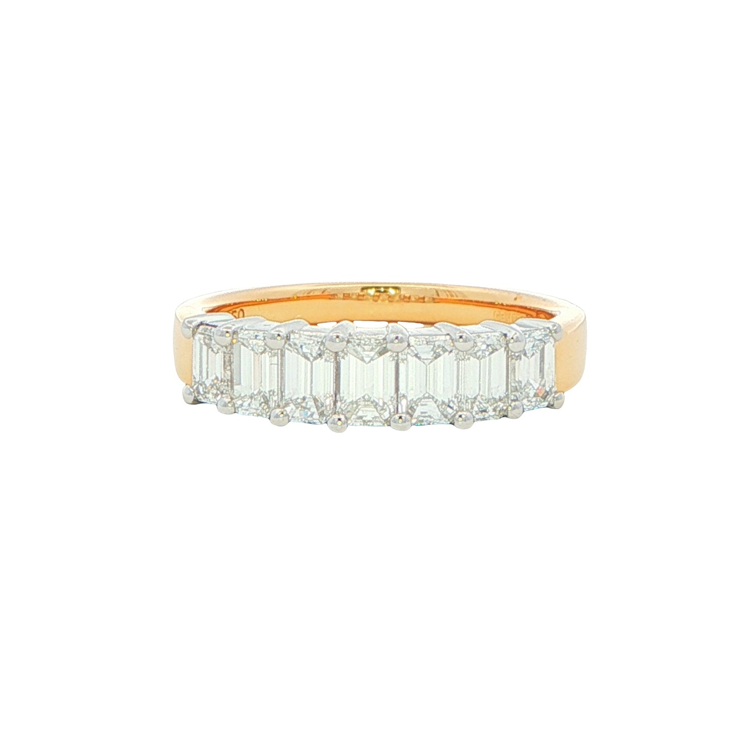 Emerald Cut Diamond Eternity Style Ring - 1.12cts Gardiner Brothers