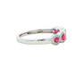 Ruby and Diamond Halo Style Dress Ring Gardiner Brothers