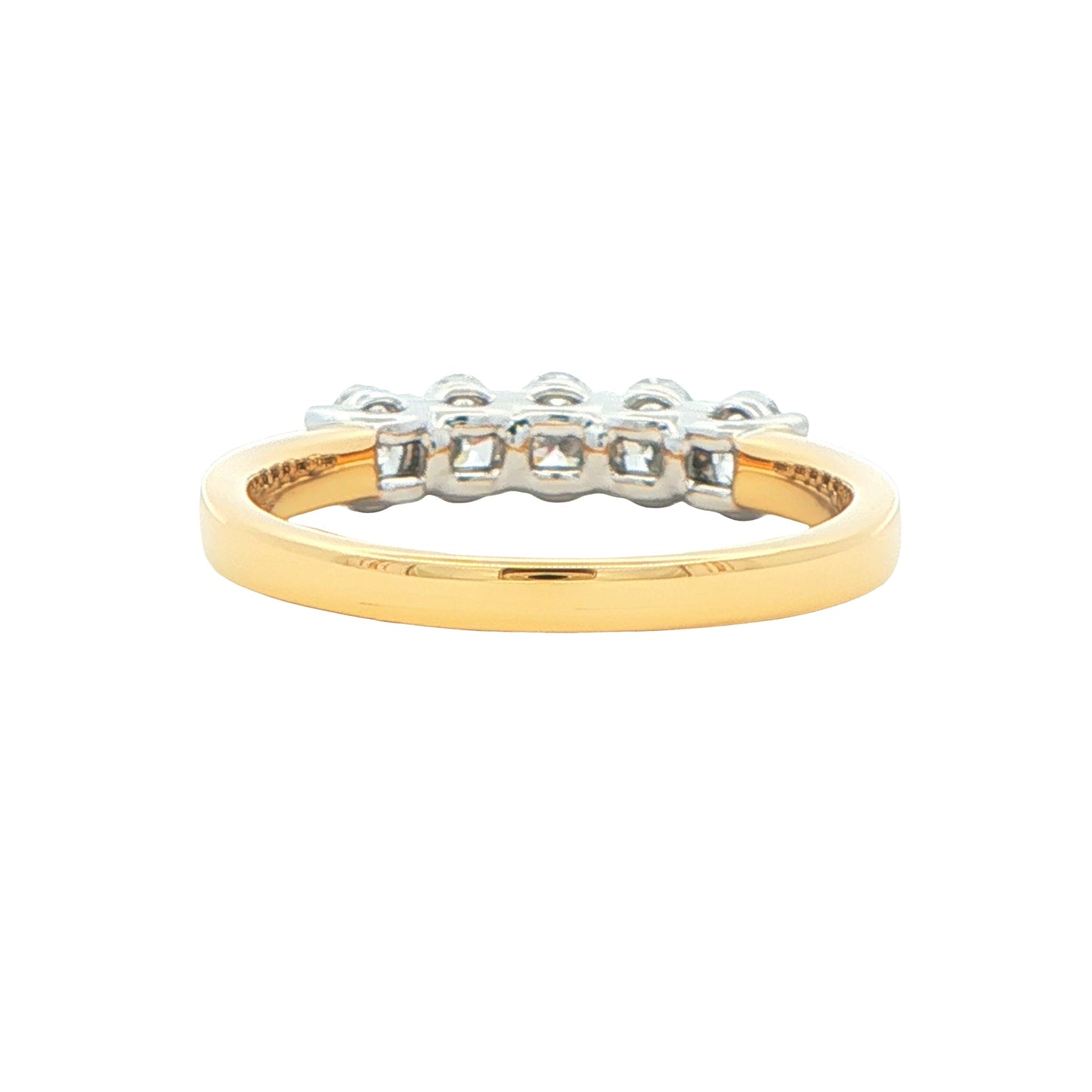 Oval shaped diamond 5 stone eternity ring - 1.00cts Gardiner Brothers