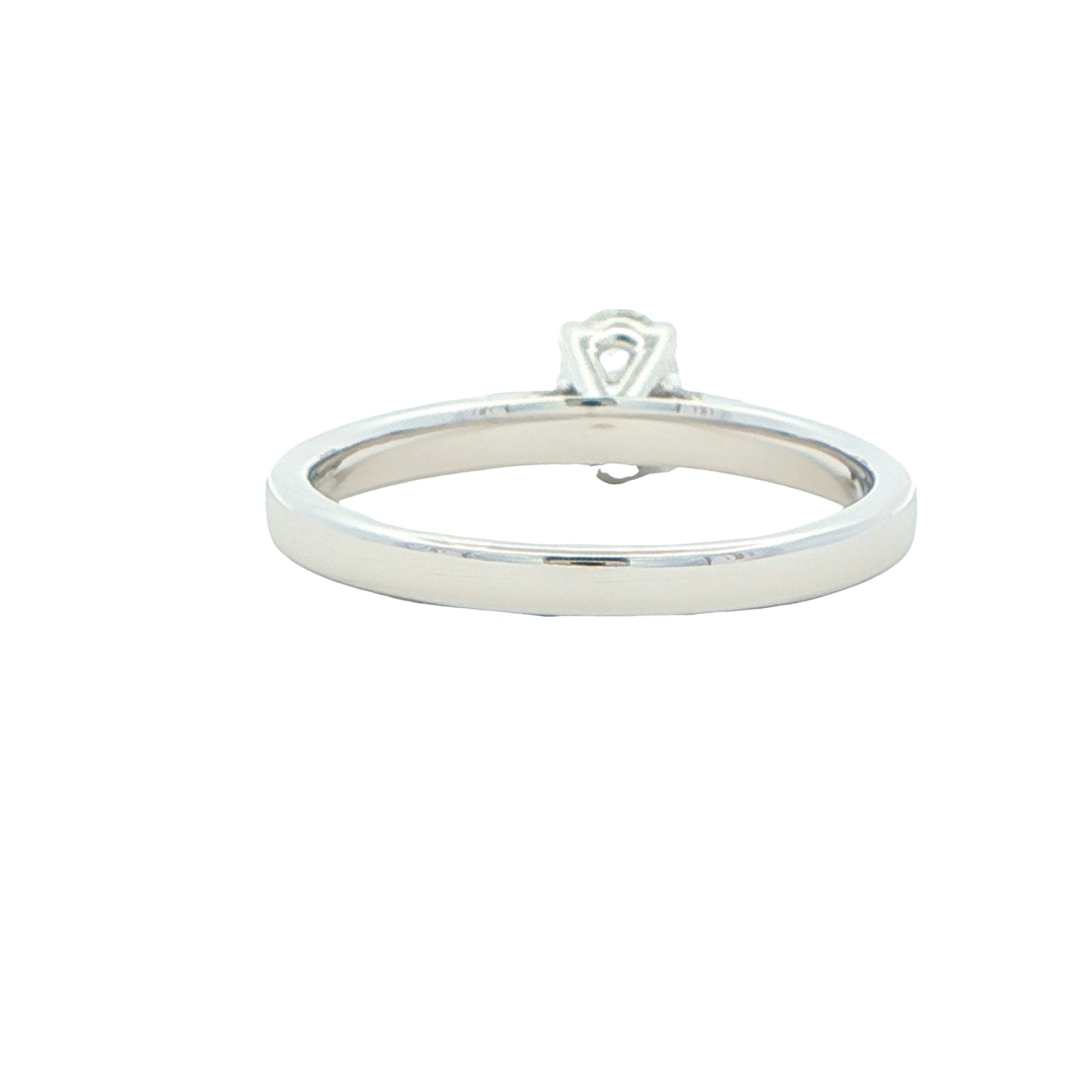 Platinum Oval Cut Diamond Solitaire Ring - 0.50cts Gardiner Brothers