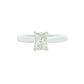 Platinum Radiant Cut Diamond Solitaire Ring - 0.90cts Gardiner Brothers