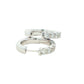 Round Brilliant cut diamond hoop earrings 16mm - 1.00cts Gardiner Brothers