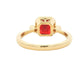 Garnet and Diamond Dress Ring Gardiner Brothers