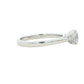 Platinum Oval Shaped Diamond 3 Stone Ring - 0.92cts Gardiner Brothers