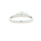 Platinum Oval and pear shaped diamond 3 stone ring - 0.80cts Gardiner Brothers