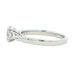 Platinum Oval and pear shaped diamond 3 stone ring - 1.00cts Gardiner Brothers