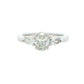 Platinum Oval and pear shaped diamond 3 stone ring - 1.00cts Gardiner Brothers