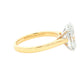 Lab Grown Oval Shaped Diamond Solitaire Ring - 3.02cts Gardiner Brothers