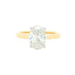 Lab Grown Oval Shaped Diamond Solitaire Ring - 2.00cts Gardiner Brothers