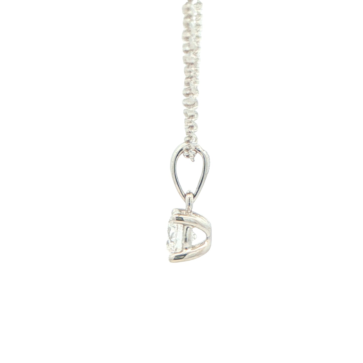 Aurora Cut Diamond Solitaire Pendant - 0.43cts Gardiner Brothers