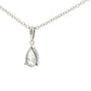 Aurora Pear Shaped Diamond Solitaire Pendant - 0.77cts Gardiner Brothers