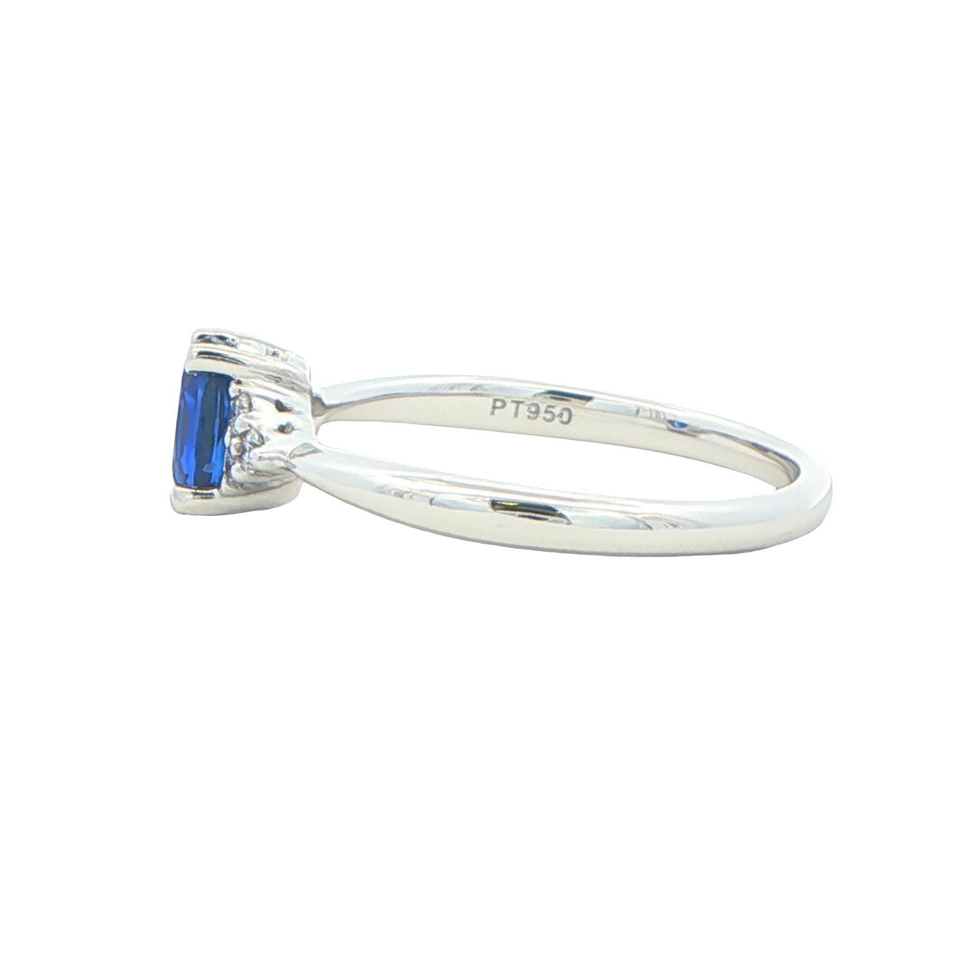 Sapphire and Round brilliant Cut Diamond Ring Gardiner Brothers