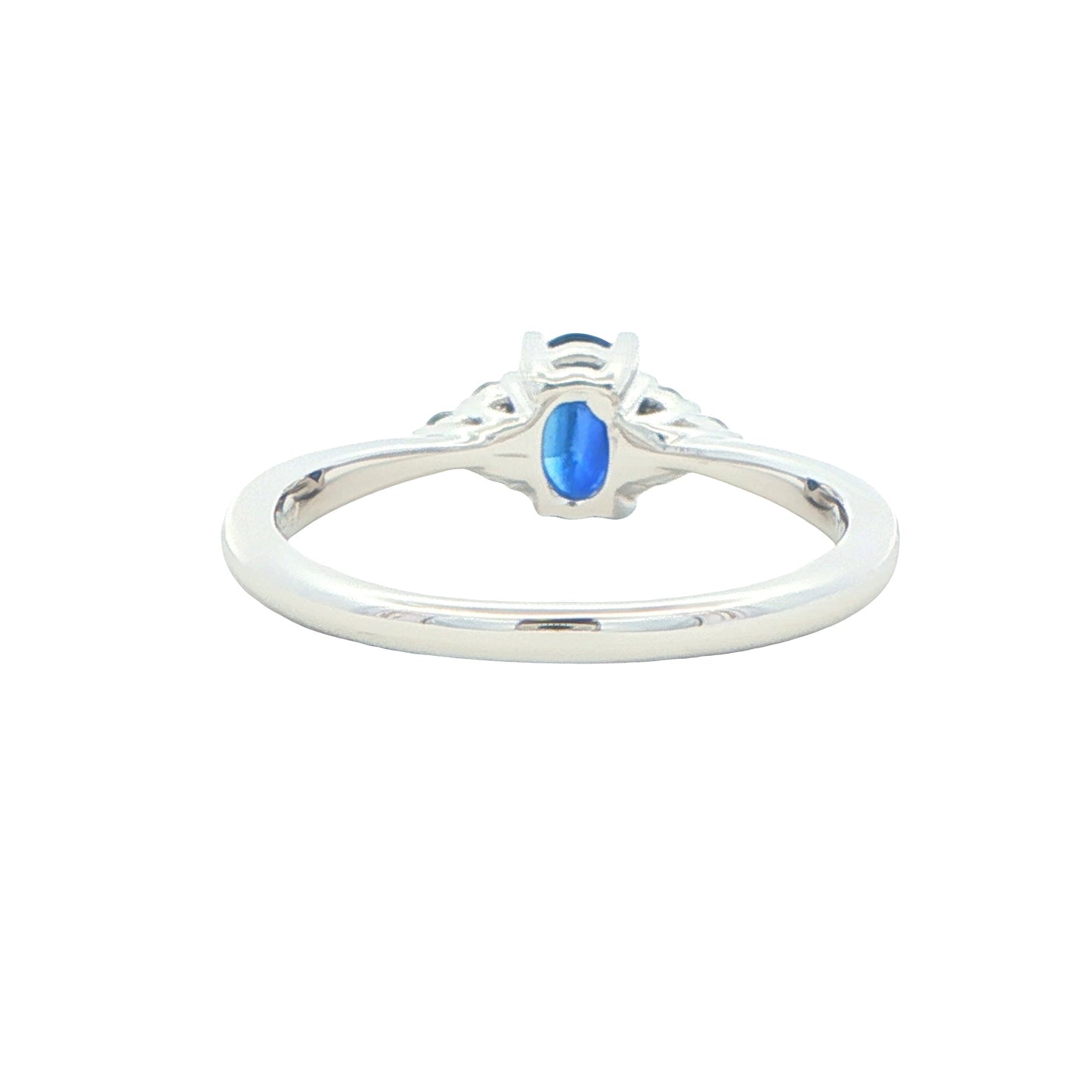 Sapphire and Round brilliant Cut Diamond Ring Gardiner Brothers