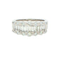 Round Brilliant and Baguette Cut Diamond Ring -1.40cts Gardiner Brothers