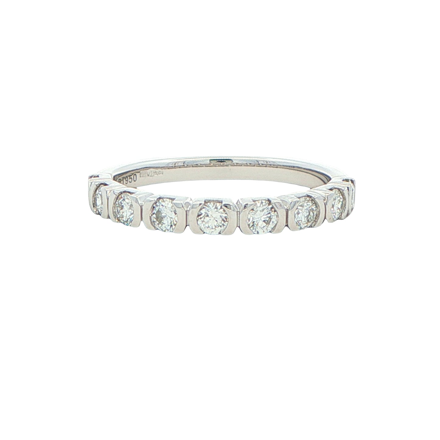 Round Brilliant Cut Diamond 9 Stone Eternity Ring Gardiner Brothers
