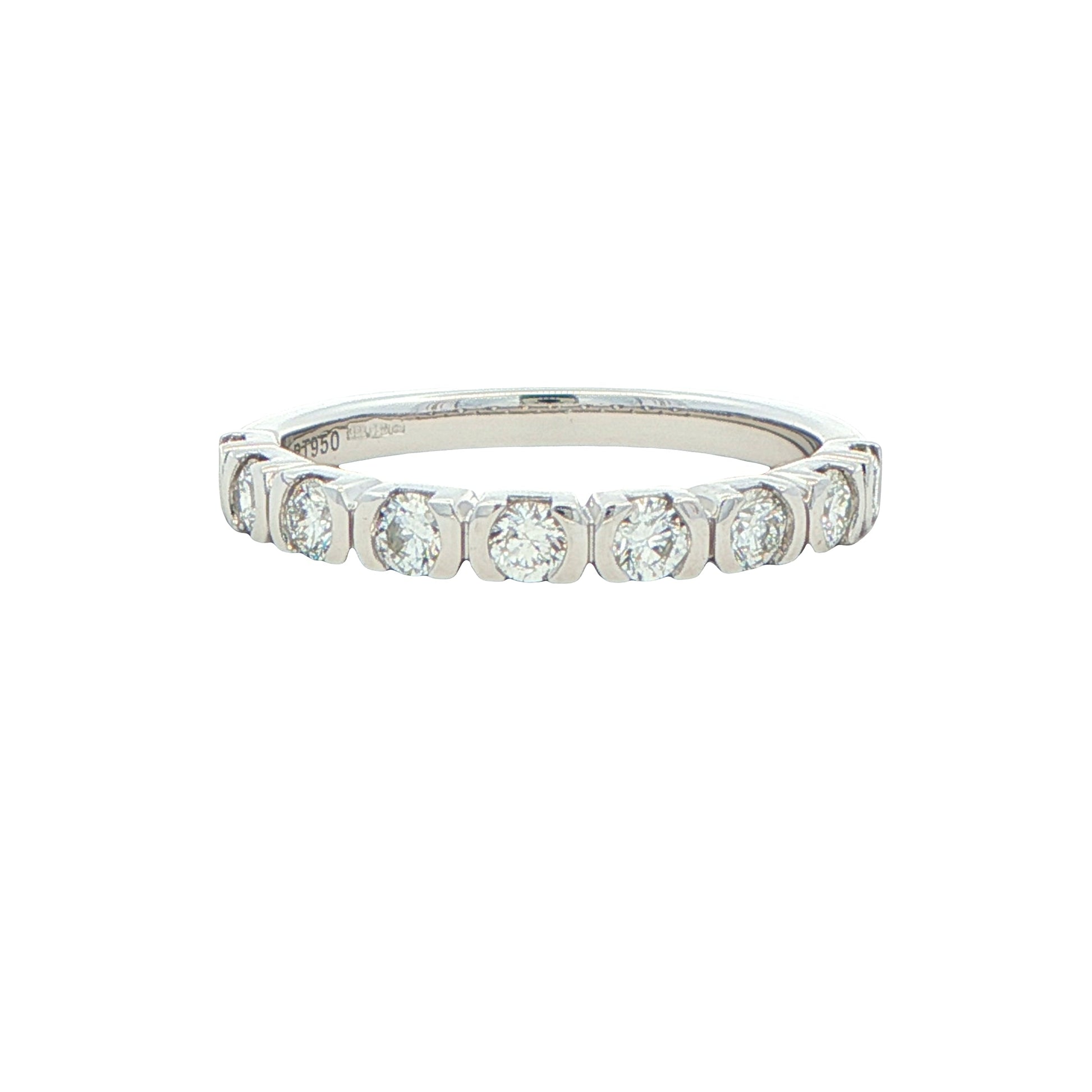 Round Brilliant Cut Diamond 9 Stone Eternity Ring Gardiner Brothers