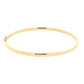 Yellow Gold 3mm Solid Bangle with a court profile Gardiner Brothers