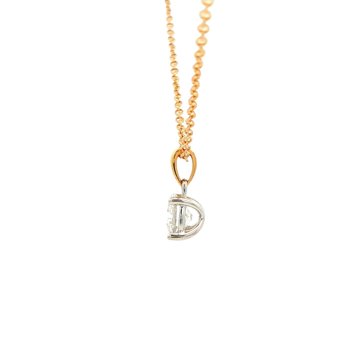Round Brilliant Cut Diamond Solitaire Pendant - 0.70cts Gardiner Brothers
