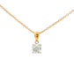 Round Brilliant Cut Diamond Solitaire Pendant - 0.90cts Gardiner Brothers