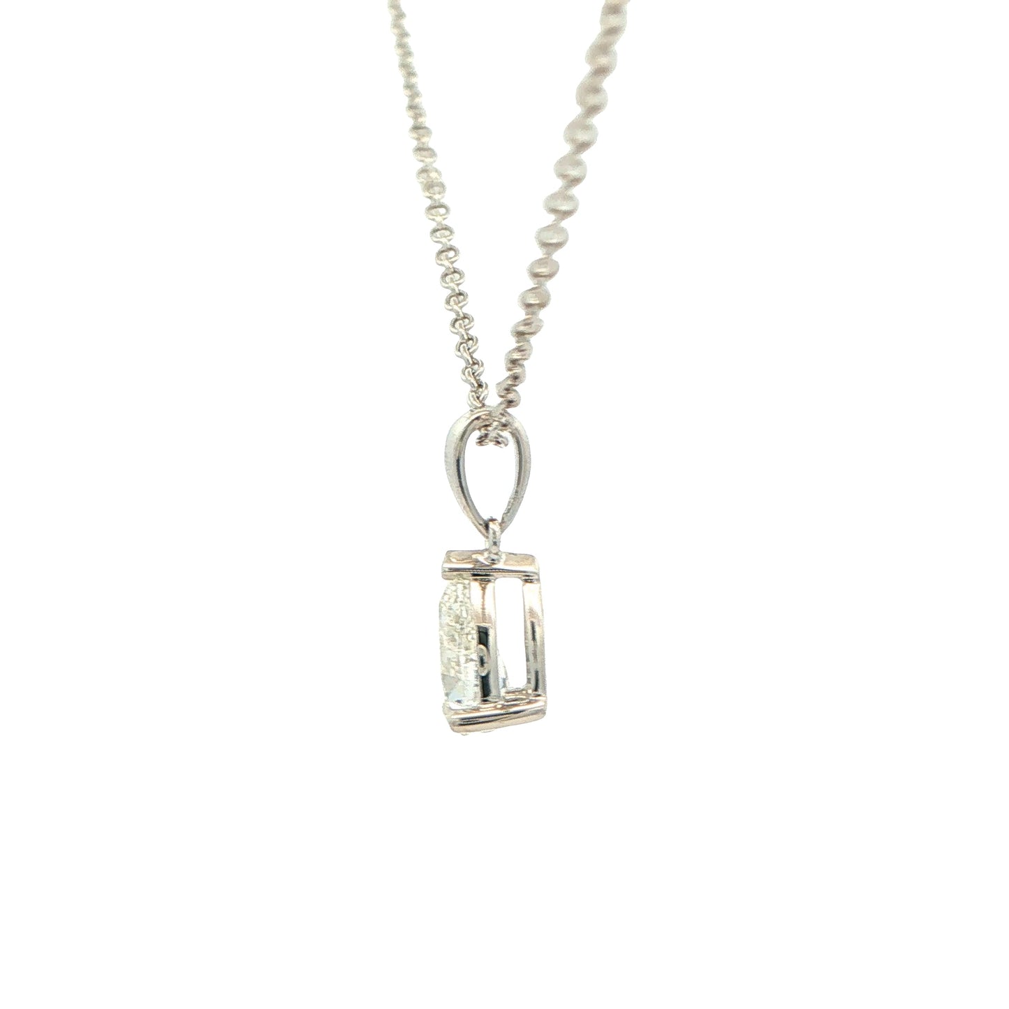 Pear Shaped Diamond Solitaire Pendant - 0.70cts Gardiner Brothers
