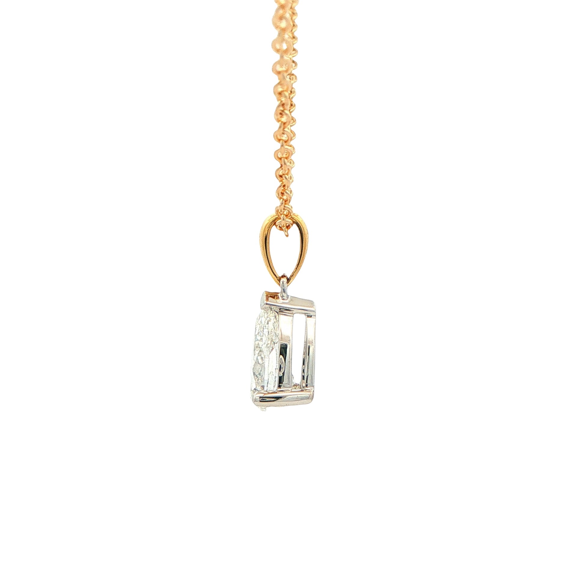 Pear Shaped Diamond Solitaire Pendant - 1.00cts Gardiner Brothers