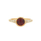 Garnet and Diamond Vintage Style Dress Ring Gardiner Brothers