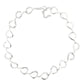 Silver 'Curtain Hook' Link Necklace Gardiner Brothers