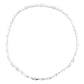 Silver Polished Brick Link Necklace Gardiner Brothers