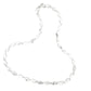 Silver Solid TearDrop Link Necklace Gardiner Brothers